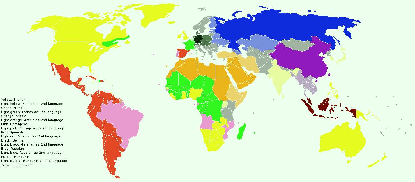 Карта языков стран. Карта распространенности языков. Самые распространенные языки карта. Самые распространённые языки в мире на карте. Карта наиболее распространенных языков мира.